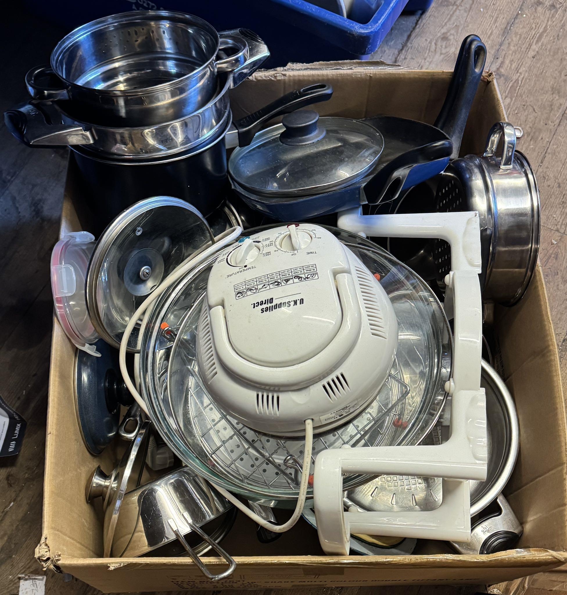 2 boxes pans