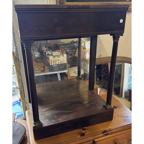 90 - Regency mahogany console table