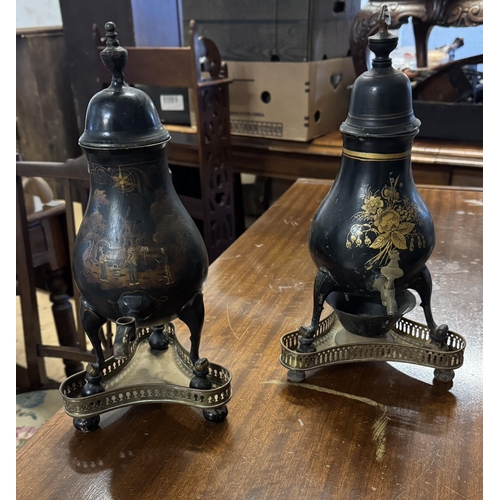 227 - 2antique Dutch coffee pots