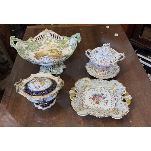237 - 19th century porcelain bowl etc