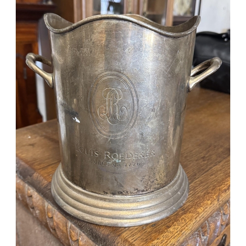 311 - Silver plated wine cooler