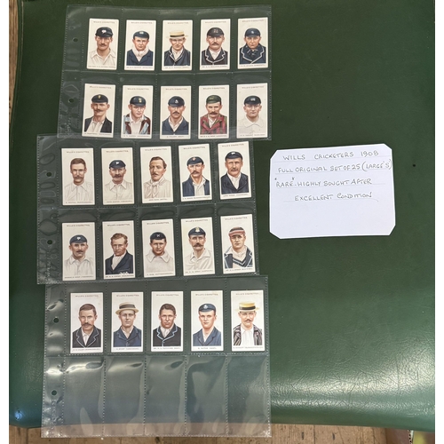 394 - Wills Cricketers 1908 excellent condition