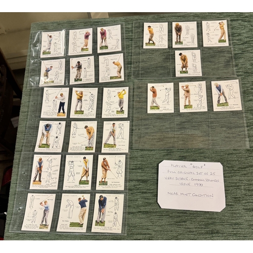 599 - Player full set 25 cards Golf 1939