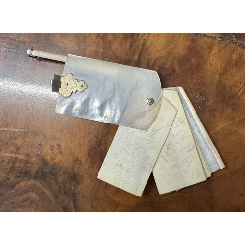 175 - Mother of pearl note book