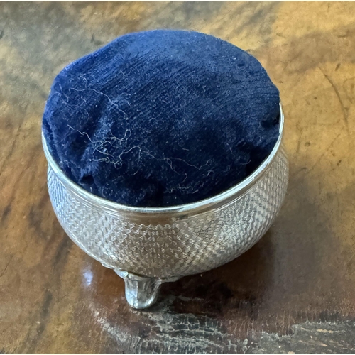 179 - Silver pin cushion