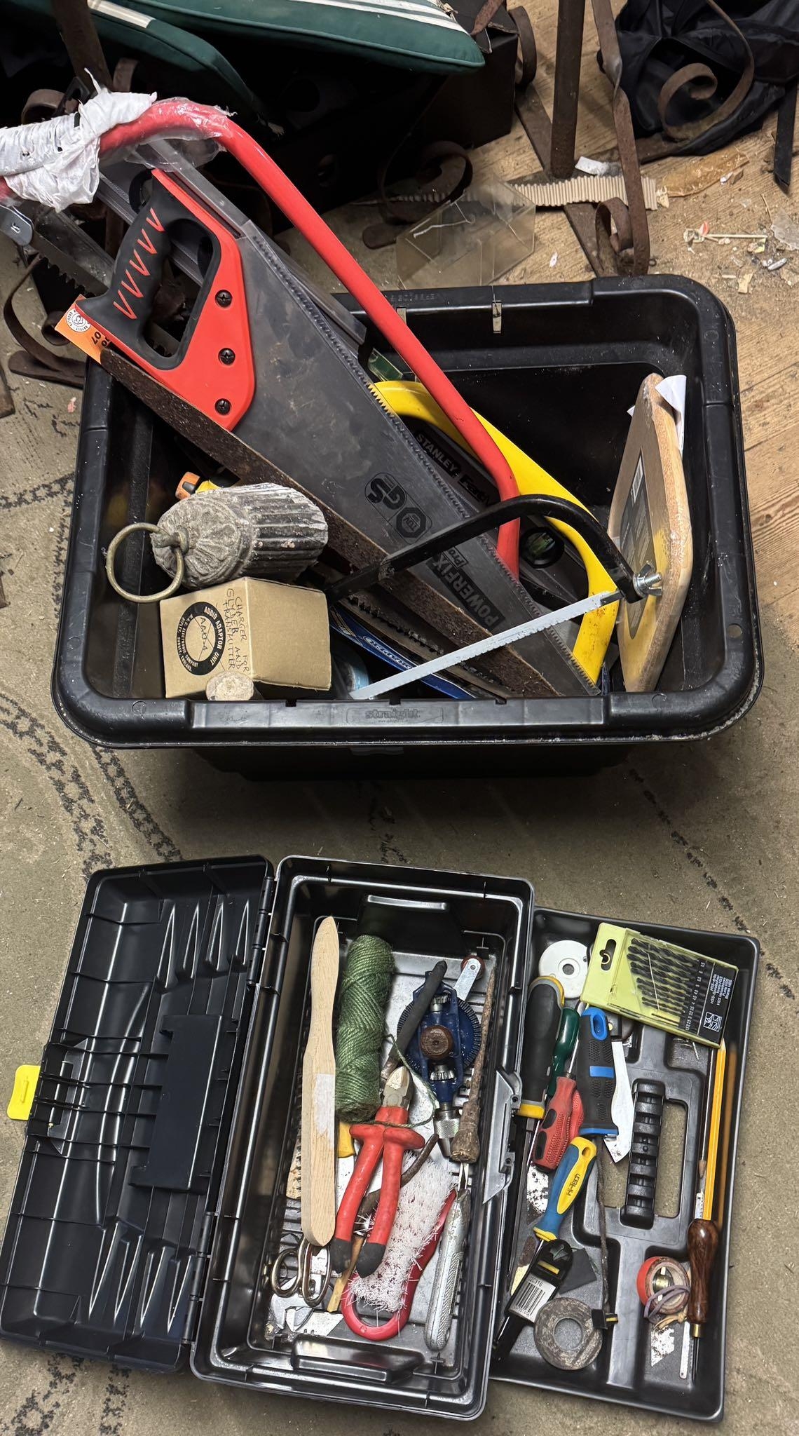 2 boxes tools