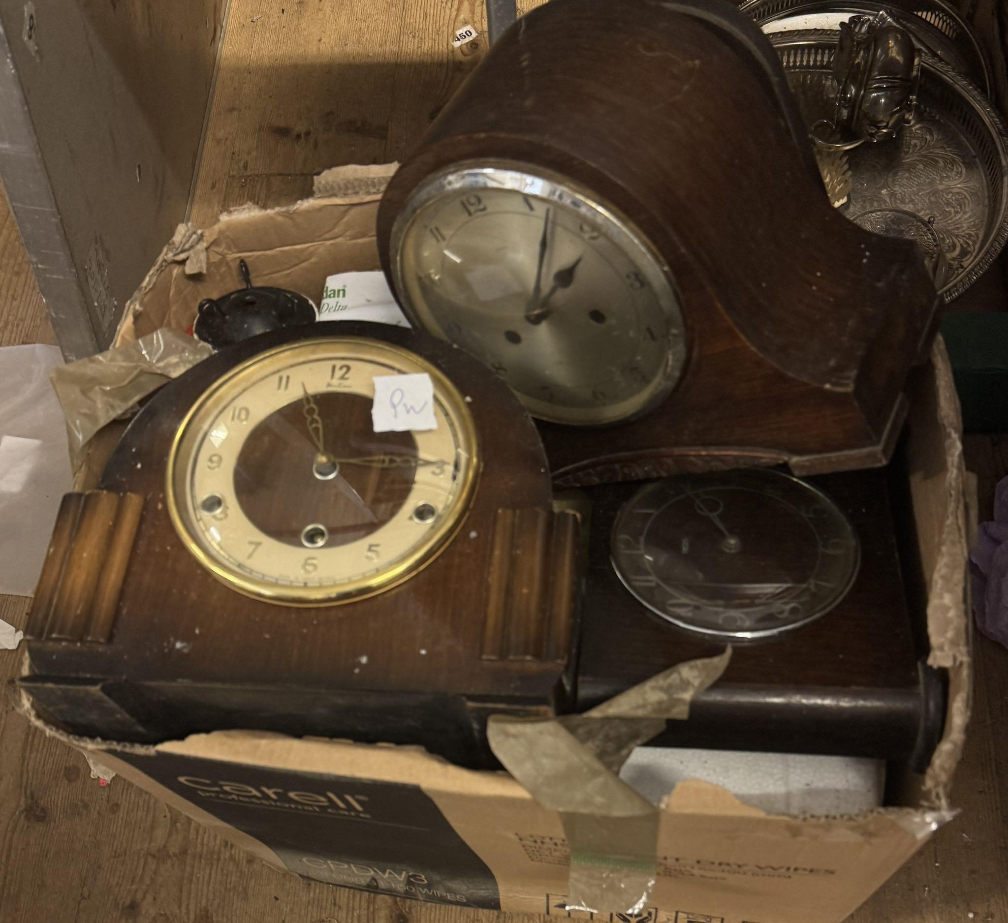 Box clocks etc