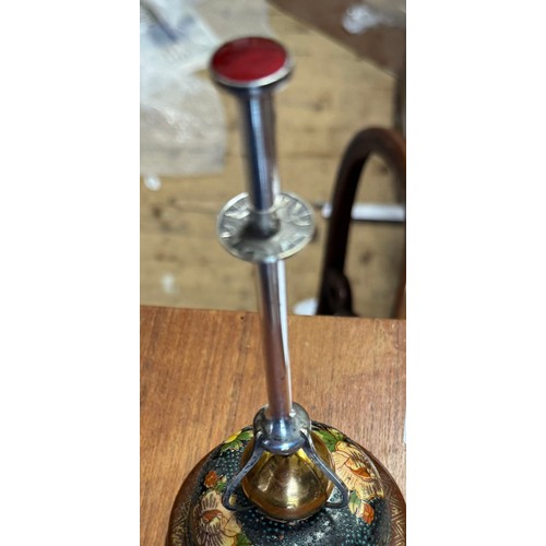 216 - Silver plated grab