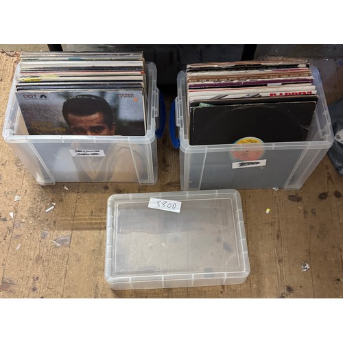 2 boxes vinyl LPs