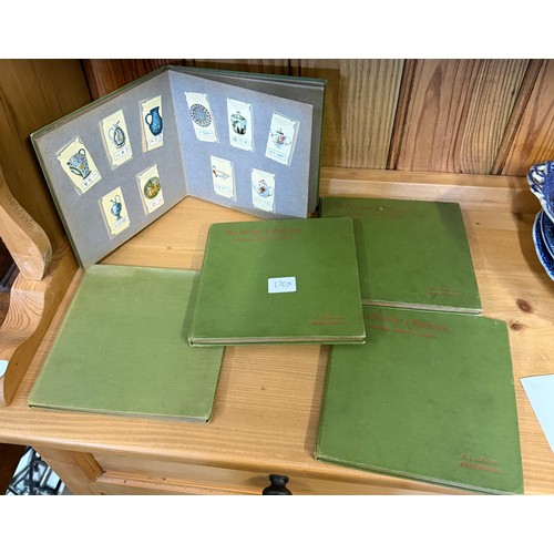 170X - 4 albums Churchman’s cigarette cards