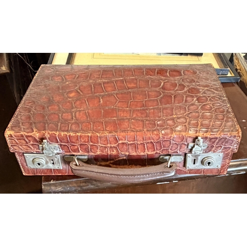 26 - Crocodile skin case