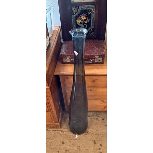 27 - Tall glass vase