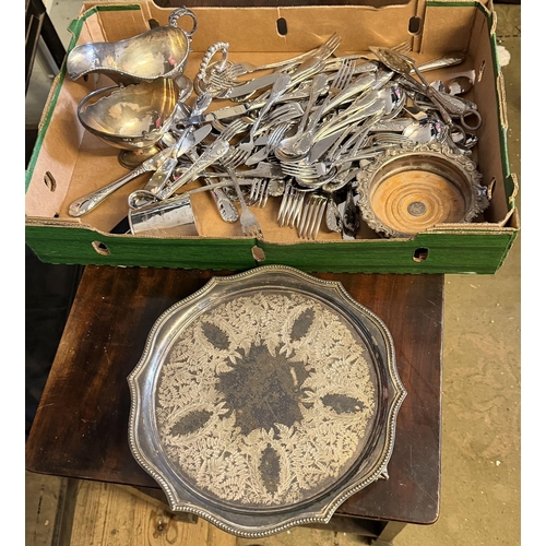 47 - Plated cutlery etc