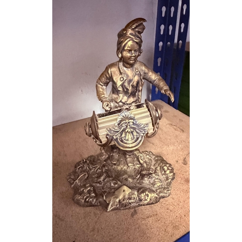 52 - Silver plated figure