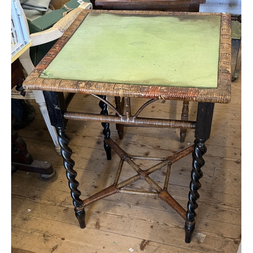 Cane occasional table
