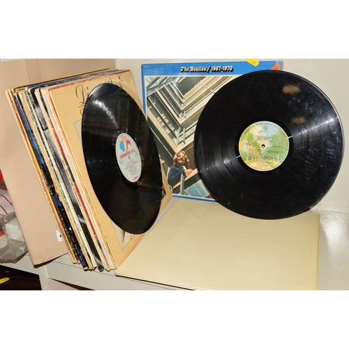 408 - A COLLECTION OF OVER TWENTY L.P'S, including The Beatles White album (no Serial number) and Blue 196... 