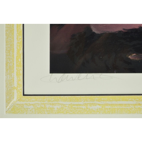 506 - LAWRENCE LLEWELYN-BOWEN 'THE FEATHER BOA', a limited edition print 396/495, signed and titled in pen... 