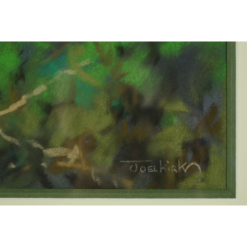 516 - JOEL KIRK 'WESTEN GREY SQUIRREL IV', a pastel study of a squirrel, signed bottom right, mounted, fra... 