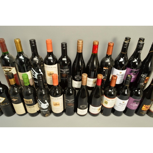 479 - TWENTY SEVEN BOTTLES OF RED WINE, from Australia and South Africa, including Wolf Blass, The Folly, ... 