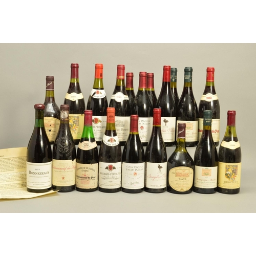 486 - TWENTY BOTTLES OF WINE, from Eastern France including Chateauneuf du Pape, Domaine Rodet, Beaujolais... 