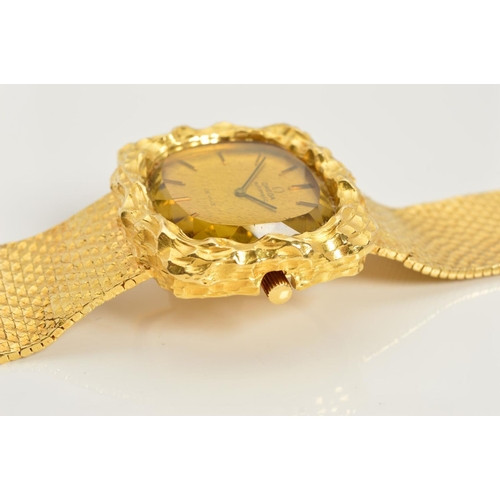 89 - AN 18CT GOLD OMEGA WRISTWATCH. Omega De Ville, from the Grima, Jeux dOr Time In Style collection,... 