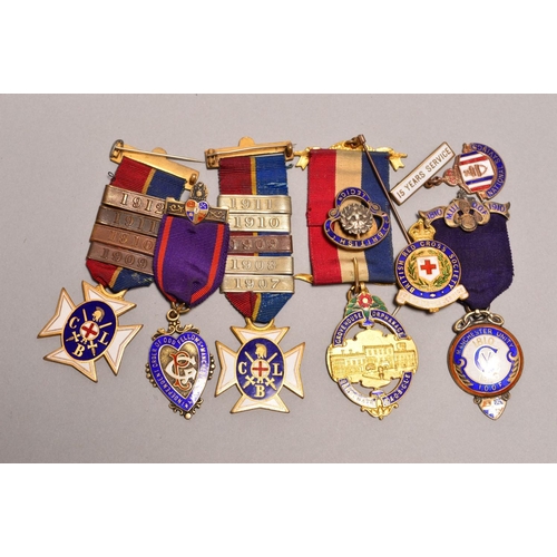 288 - AN ASSORTMENT OF MEDALS to include two Church Lads  Brigade CLB Service Medals, British and six othe... 