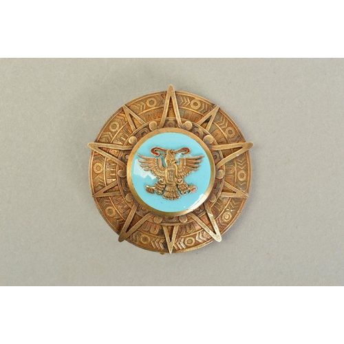 377 - A MEXICAN 'ORDER OF THE AZTEC EAGLE' BREAST BADGE/MEDAL, this award was awarded to Foreign Citizens ... 