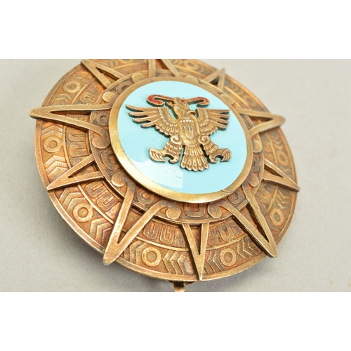 377 - A MEXICAN 'ORDER OF THE AZTEC EAGLE' BREAST BADGE/MEDAL, this award was awarded to Foreign Citizens ... 