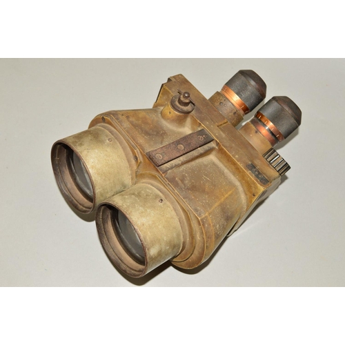 394 - A PAIR OF GERMAN 3RD REICH WWII ERA 'FIELDGLASS' MILITARY BINOCULARS, this example bears the marks D... 