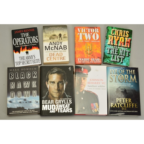 439 - FIFTEEN BOOKS OF MILITARY INTEREST, SAS, Gulf War, Falklands War, titles by Chris Ryan, Andy McNab, ... 