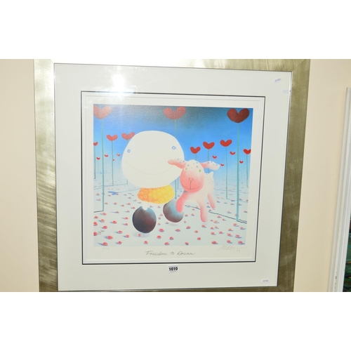 MACKENZIE THORPE (BRITISH 1956), 'Freedom to Dream', an artist proof print 76/85, depicting a figure