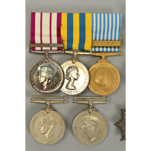 127 - TWO GROUPS OF MEDALS BELIEVED TO BE FROM MEMBERS OF THE SAME FAMILY, the first group 1939-45, Burma,... 