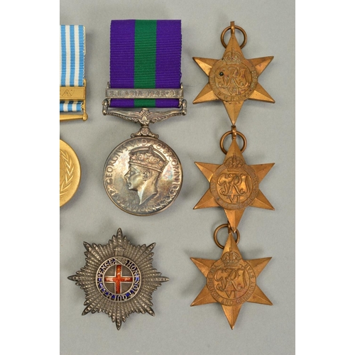 127 - TWO GROUPS OF MEDALS BELIEVED TO BE FROM MEMBERS OF THE SAME FAMILY, the first group 1939-45, Burma,... 