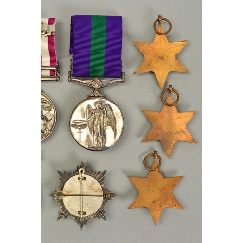 127 - TWO GROUPS OF MEDALS BELIEVED TO BE FROM MEMBERS OF THE SAME FAMILY, the first group 1939-45, Burma,... 