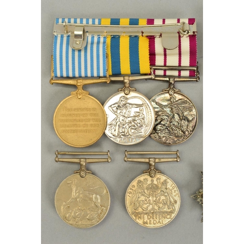 127 - TWO GROUPS OF MEDALS BELIEVED TO BE FROM MEMBERS OF THE SAME FAMILY, the first group 1939-45, Burma,... 