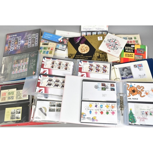 171 - THREE ALBUMS OF MODERN GREAT BRITAIN STAMPS, two albums with First Day Covers from 2007-2018, togeth... 