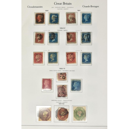 181 - A GB BOXED KA-BE ALBUM, with good collection of GB to 1966, highlights include 1840 Penny Black and ... 