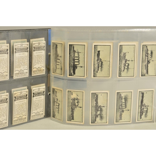 182 - TWO SETS OF CIGARETTE CARDS, a complete set of Will's 'Ships' 1896 (Will's on Front), excellent cond... 