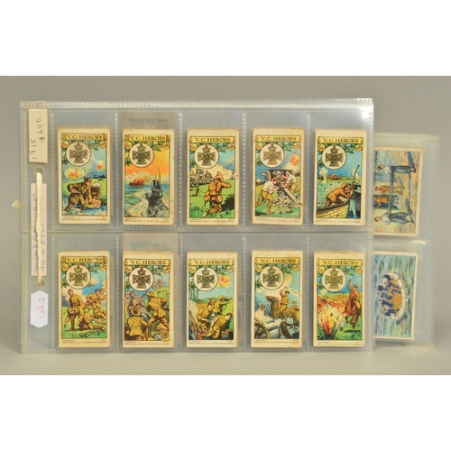 183 - ONE COMPLETE SET AND THREE INCOMPLETE SETS OF CIGARETTE CARDS, comprising Pure Virginia cigarettes '... 