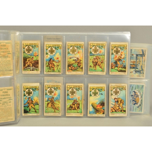 183 - ONE COMPLETE SET AND THREE INCOMPLETE SETS OF CIGARETTE CARDS, comprising Pure Virginia cigarettes '... 