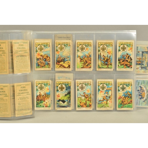 183 - ONE COMPLETE SET AND THREE INCOMPLETE SETS OF CIGARETTE CARDS, comprising Pure Virginia cigarettes '... 