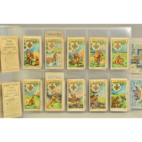 183 - ONE COMPLETE SET AND THREE INCOMPLETE SETS OF CIGARETTE CARDS, comprising Pure Virginia cigarettes '... 