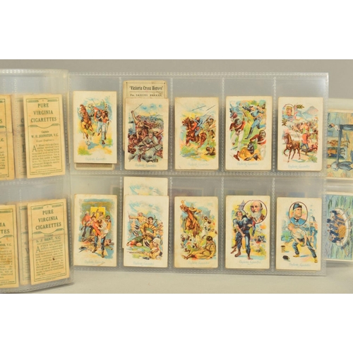 183 - ONE COMPLETE SET AND THREE INCOMPLETE SETS OF CIGARETTE CARDS, comprising Pure Virginia cigarettes '... 