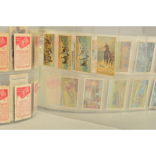 183 - ONE COMPLETE SET AND THREE INCOMPLETE SETS OF CIGARETTE CARDS, comprising Pure Virginia cigarettes '... 