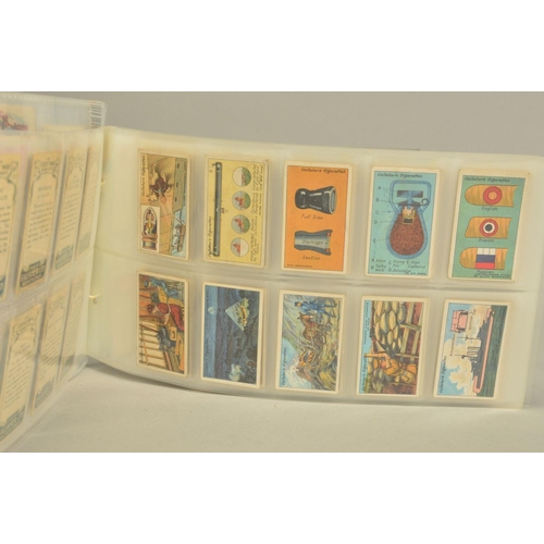 183 - ONE COMPLETE SET AND THREE INCOMPLETE SETS OF CIGARETTE CARDS, comprising Pure Virginia cigarettes '... 