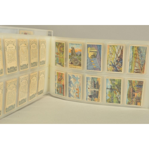 183 - ONE COMPLETE SET AND THREE INCOMPLETE SETS OF CIGARETTE CARDS, comprising Pure Virginia cigarettes '... 