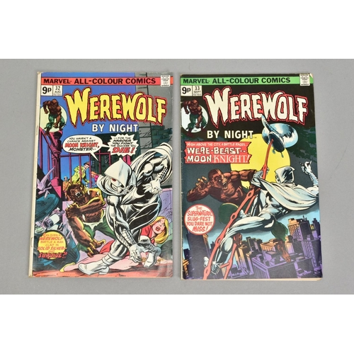 189 - WEREWOLF BY NIGHT, volume 1, issues 32 and 33, (first appearance and second appearance of Moon Knigh... 