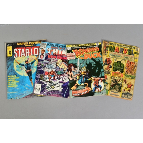 193 - VARIOUS COMICS, to include Marvel Preview, volume 1, issue 4, (first appearance of Star-Lord), Adven... 