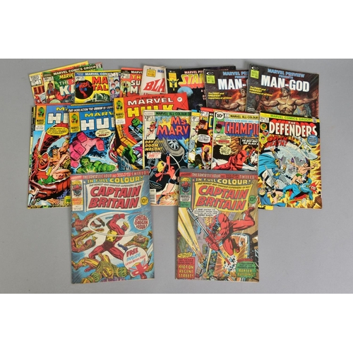 193 - VARIOUS COMICS, to include Marvel Preview, volume 1, issue 4, (first appearance of Star-Lord), Adven... 