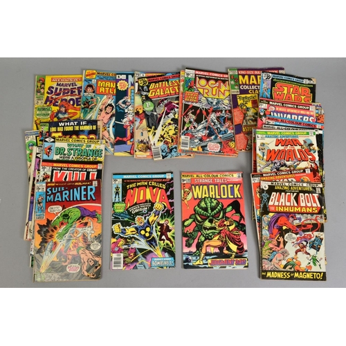 197 - VARIOUS COMICS, to include Nova, volume 1, issue 1, (first appearance of Nova) and Strange Tales, vo... 